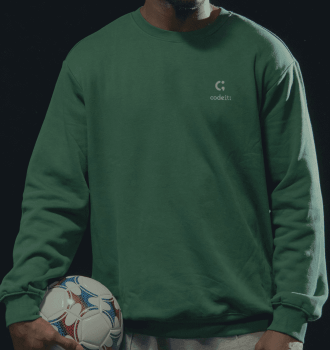 그린 코드잇 스웨트셔츠